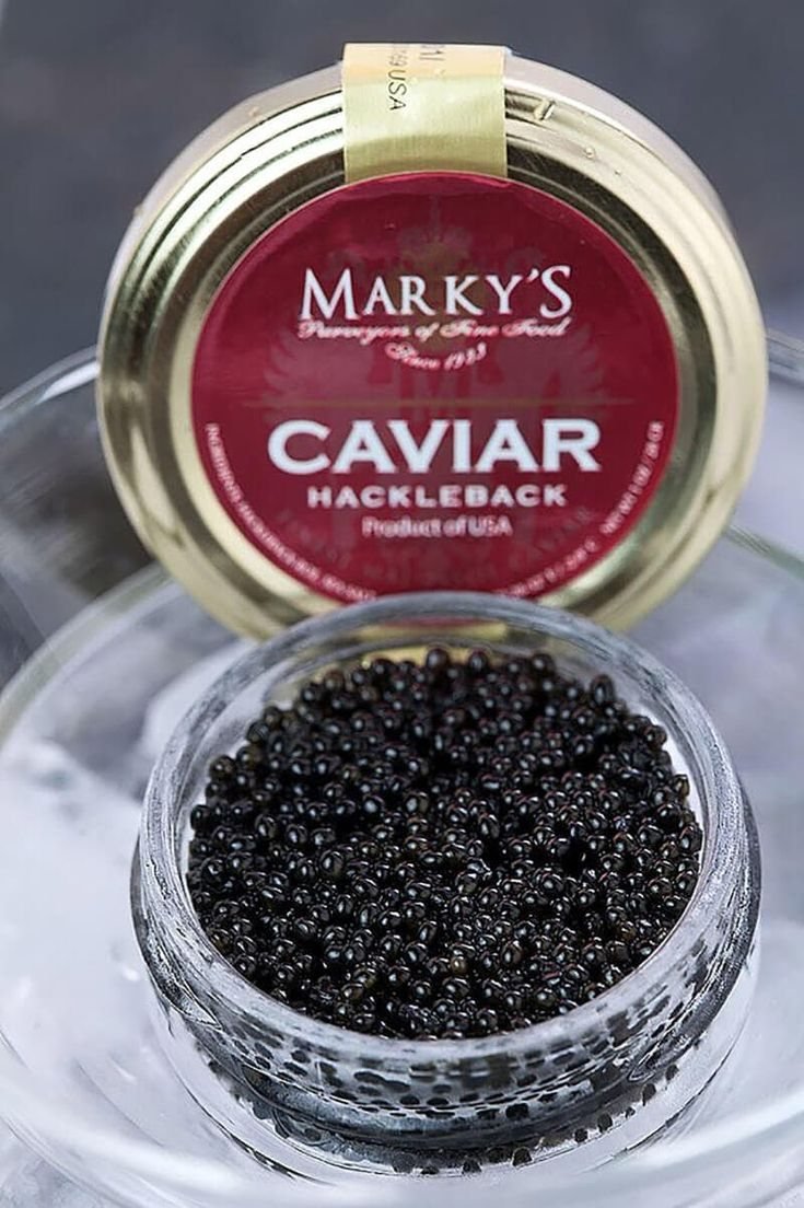 Premium caviar presentation
